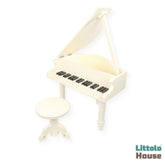 Royal Baby Piano | Wooden Decorative | Off White
